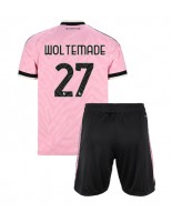 Juventus Nick Woltemade #27 Vieraspaita Lasten 2026-27 Lyhythihainen (+ shortsit)